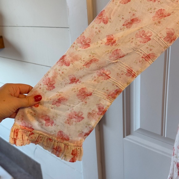 NWT Doen Garnet Dress in White Poppy Print - Picture 7 of 8